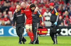 O'Connell set to miss most of Munster's run-in