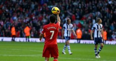 Check out Luis Suarez's brilliant hat-trick against West Brom today