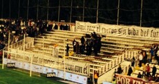 Rayo Vallecano fans stage a mock funeral for 'the soul of football'