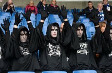 Group of hooded men show up at the Chelsea, Juve and Bayern Munich games