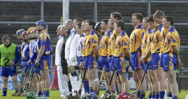 Portumna and Loughrea players in tribute to Niall Donoghue