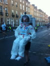 Cmdr. Hadfield thanked the guy who ran the Dublin Marathon dressed as him