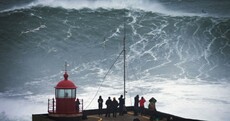 Monster Nazare waves deliver another potential world record