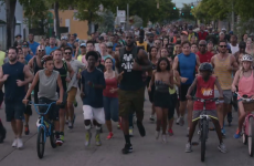 LeBron takes Miami on a leisurely triathlon on his way to training