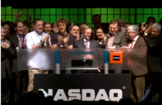 This is what the Nasdaq bell ringing in Dublin looks like