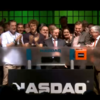 This is what the Nasdaq bell ringing in Dublin looks like
