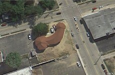 American church looks like a phallus on Google Maps