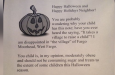 Woman plans to hand out letters to obese trick-or-treating children instead of sweets