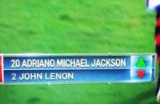 'The greatest substitution in the history of football and music'
