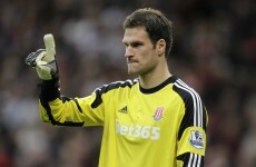 Stoke goalkeeper Begovic scores after 12 seconds from his own penalty area