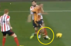 The horrific stamp that left Irish midfielder David Meyler in agony