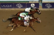 Aidan O'Brien was this close to a historic Breeders' Cup win last night