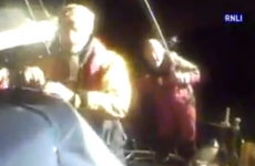 WATCH: Six rescued from yacht in gale force conditions