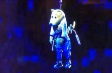 Denver Nuggets mascot passed out while being winched onto the court