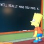 The Simpsons' moving blackboard tribute to actor Marcia Wallace