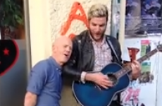 Jimmy Somerville joins Bronski Beat busker for impromptu street duet