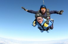 100-year-old man skydives to celebrate his birthday