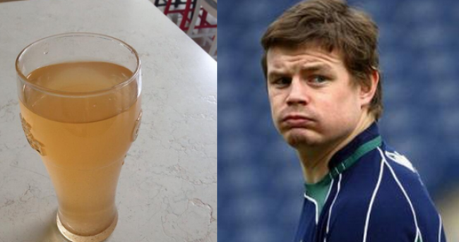 What's coming out of Brian O'Driscoll's taps?... it's The Dredge