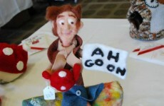 Look at this amazing Mrs Doyle tea cosy