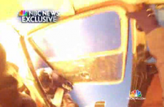 Skydivers record terrifying collision between two planes