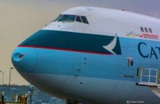 This is the damage a bird can do hitting a 747 mid-flight