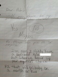 The most honest response to "will you be my girlfriend?" ever
