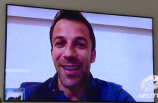 Australian rugby stars have 'Skype date' with Alessandro Del Piero