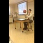 Harlem Globetrotters visit teacher who went viral with basketball trick