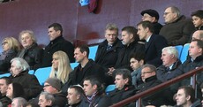 Roy Keane is at Villa Park today
