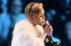 Miley Cyrus smoked a spliff on stage at the MTV EMAs last night