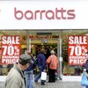 Jobs at risk as Barratts goes into administration for third time in four years