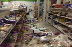 Racist graffiti scrawled on walls during Halal store ransacking