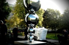 Trinity College's new sculpture is being compared to a giant sex toy (NSFW)