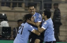 Cavani scores stunning free-kick as Uruguay all but seal World Cup spot