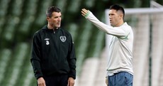 Caption time: What are Roy and Robbie saying at Lansdowne Road this evening?