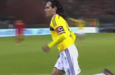 VIDEO: Falcao does what he does best against Belgium