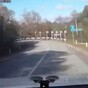 Russian man crashes into river but stays perfectly calm