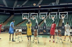 NBA players play 'Jingle Bells' with jump shots in a great Christmas ad