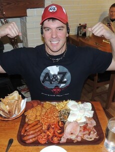 A professional eater came to Ireland - and demolished a massive breakfast