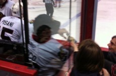 Hockey 'keeper caught betting with a fan during a game