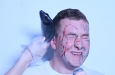 Dublin students sing Miley Cyrus while being slapped with a dead fish