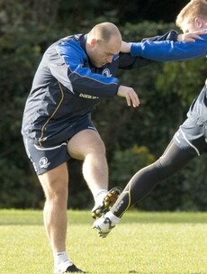 Snapshot: Richardt Strauss is back training with Leinster