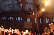 Rapper breaks female fan's arm in 30ft stage dive (video)