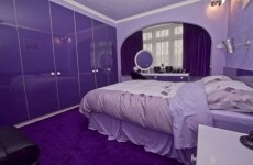 Semi-d house for sale, decorated ENTIRELY in purple