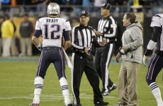 'That's f**king bull!' -- Tom Brady was not happy with the refs last night