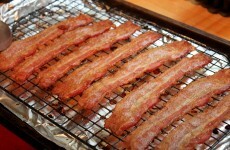 Man breaks restaurant door over overpriced bacon