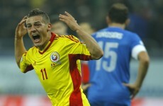 VIDEO: Greek defender scores screamer of an own goal in playoff with Romania