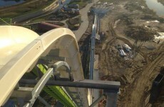 Check out the terrifying view from the world's tallest water slide