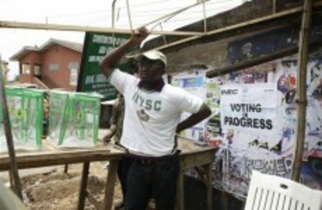 Voting underway in Nigerian elections amid bombing