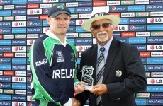William Porterfield set a new Irish cricket record against the USA this morning